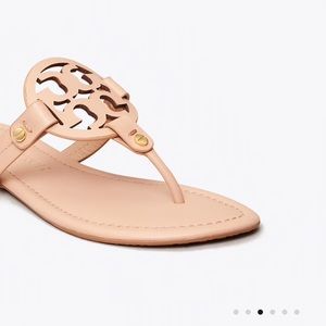 Tory Burch Miller sandals light makeup